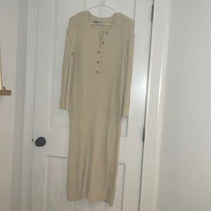 Free People Long Sleeve Maxi Dress